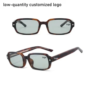 Square CP-Temple Retro Unisex Sunglasses for Men and Women