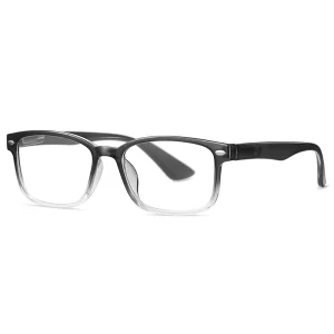 Square Fashion Reading Glasses for Men Spring Hinge PC Reading Glasses Made in China Eyeglasses Frames