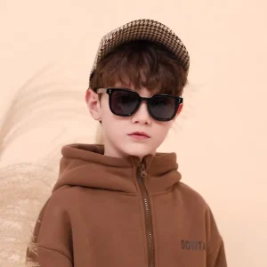 Square Flexible Silicone Polarized Kids Sunglasses