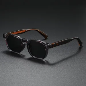 Square-Frame Polarized Sunglasses Unisex European Style