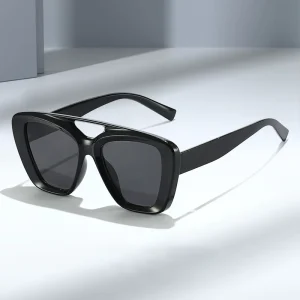Square Full Frame Double Beam Sunglasses UV400 Lenses for Fishing