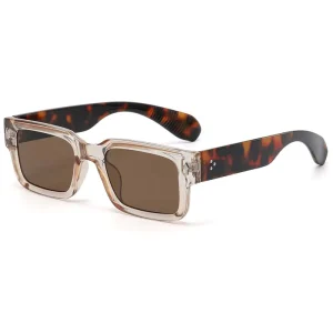 Square Men Sunglasses Women Vintage Ins Popular Glasses Gradient Trending Travel Sun Glasses Shades UV400