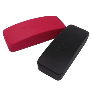 Square Metal Eyewear Holder Glasses Case with Embossed Logo