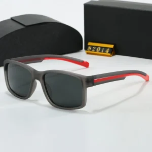 Square Polarized Sports Sunglasses for Men, Lightweight UV Protection