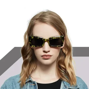 Square Rectangle Sunglasses UV Protection for Street Photography