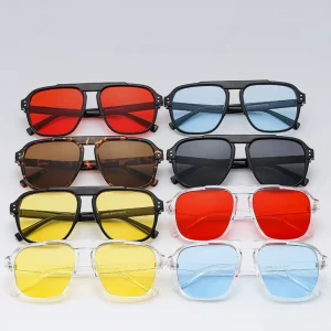 Square Sunglasses Women Trendy Ins Style Fashion Sunglasses Men Candy Color Fashion Sunglasses