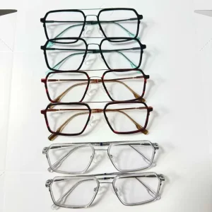 Square Ultra Light B-Titanium Optical Glasses Frames for Men