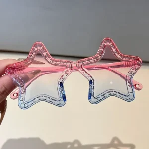 Star-Shaped Kids Sunglasses Candy Color UV Protection