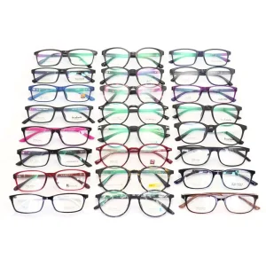 Stock Assort Ready Made Mixed Colors Eyeglass High Quality TR90 Optical Eye Glasses Frames
