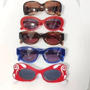Stock Clearance Acetate Sunglasses Premium UV Protection Polarized Sunglasses Women Fashionable Chunky Design Eyeglasses Frames