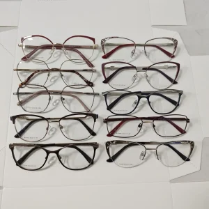 Stock Clearance Metal Optical Frames Mixed Trendy Durable Lightweight Unisex Stylish Daily Wear Eyeglasses Frame Eyewear Optical