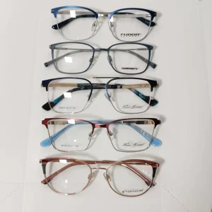 Stock Clearance Metal Optical Frames Mixed Trendy Durable Lightweight Unisex Stylish Daily Wear Eyeglasses Frame Eyewear Optical