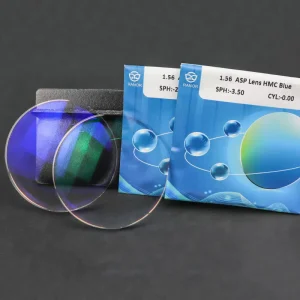 Stock Eyeglasses Lenses 1.56 1.61 1.67 1.71 1.74 HMC Prescription Optical Lens
