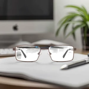 Stock Ready Metal Glasses Frame Full Frame Myopia Glasses for Men Spectacle Frames