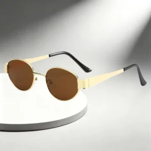 Stylish and Luxurious New Trendy French Style Metal Sunglasses for Women Retro Unique Design Sun Protection and UV Protection