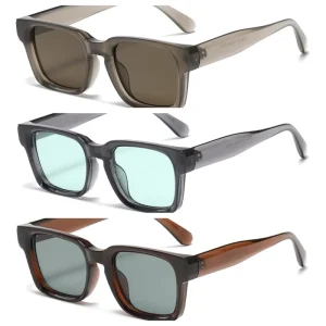 Sunglass Manufacturers Custom Retro Unisex Plastic Square Sunglasses