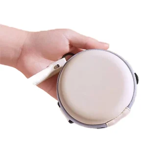 Sunglasses Folding Storage Bag with Zipper PU Soft Lightweight Portable Unisex Eyewear Case