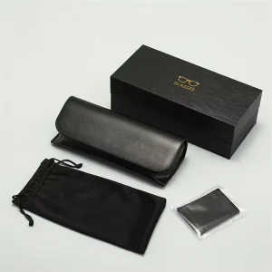 Sunglasses Organizer, Leather Eyeglass Case and Packaging Box Set, Custom Logo