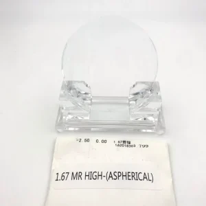 Super Thin 1.67 High Index Single Vision Optical Lenses Clear Lightweight Lenses for Eyeglasses