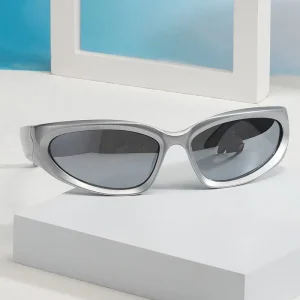 Superhot Eyewear 24961Polarized Rimless Wrap Around Futuristic Sunglasses for Men & Women