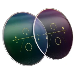 T6 1.56 Photochromic Two-Piece Progressive Resin Optical Eyeglass Lenses with UV400 Protection and HMC Coating