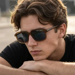 TAC Lens Driving Sunglasses, UV400 Polarized Square Frame, for Women and Men