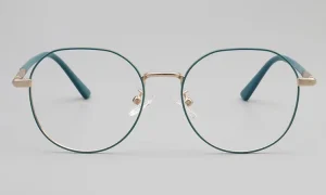 TOP117 Vintage Metal Eyeglass Frames with a Fresh and Elegant Style Anti glare Function for Reducing Blue Light Etc