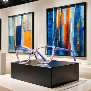 TR Big-Size Cat-Eye Optical Eyeglass Frames