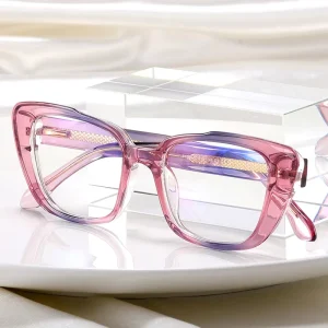 TR Colorful Cateye Anti Blue Light Computer Glasses Anti Reflection Eyewear
