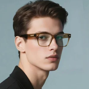 TR Eyeglass Frame ultra Light and Comfortable Black Frame Transparent Frame square Glasses