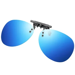 TR Polarized Clip-On Sunglasses for Men and Women Black 12