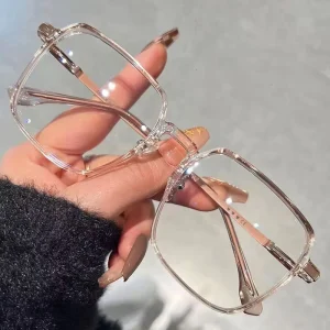 TR90 Anti-Blue Light Full-Rim Computer Glasses Frame Square Metal Optical Manufacturer