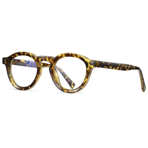 TR90 CP Round Optical Spectacle Frames with Blue Light Blocking