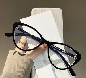 TR90 Cat-Eye Optical Frames for Women Anti-Blue-Light Prescription Glasses