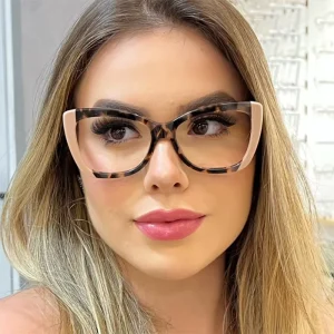 TR90 Cat Eye Prescription Glasses Optical Frames Anti Blue Light Glasses for Women
