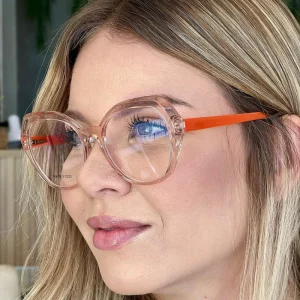 TR90 Cat Eye Prescription Glasses Optical Frames Anti Blue Light Glasses for Women