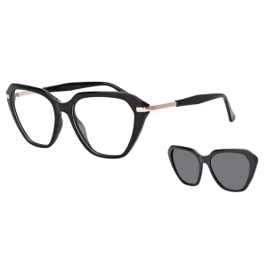 TR90 Clip-On Myopic Eyeglass Frames for Women