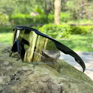 TR90 Cycling Sunglasses UV400 Sports Eyewear ANSI Z87.1 Impact-Resistant Ventilated Non-Slip Design