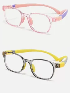 TR90 Flexible Kids Colored Frames for Children Blue Light Blocking Glasses China