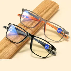 TR90 Full-Rim Square Men’s Optical Prescription Glasses Frame