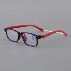 TR90 Kids Glasses Frame Blue Light Blocking Anti-Reflective Eyeglasses for Children Transparent Optical Frame