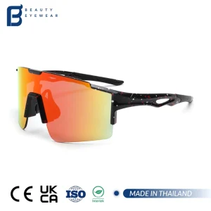 TR90 Large-Frame Unisex Cycling Sunglasses for Running and Driving