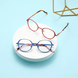 TR90 Lightweight Kids Eyeglasses Frame with Blue Light Blocking for School