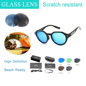 TR90 Men’s Retro Full-Rim TAC Polarized UV400 Sunglasses for Driving and Fishing