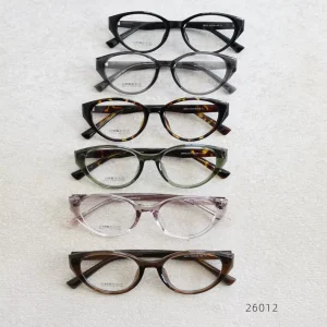 TR90 Oversized Cat-Eye Eyeglass Frame Vintage Tortoise Blue-Light Myopia Glasses for Men and Women