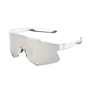 TR90 Pink Polarized Sunglasses for Women UV400 Protection with Bike Light