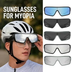 TR90 Polarized Cycling Sunglasses Fit Over Glasses UV400 Sports Goggles for Men Women