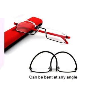 TR90 Presbyopic Reading Glasses with Cases and Metal Frames