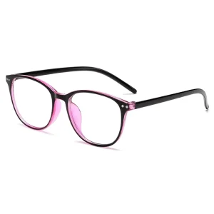 TR90 Red Cat-Eye Glasses Frame with Spring Hinges for Reading