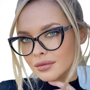 TR90 Round Unisex Optical Eyeglass Frames with Blue Light Blocking Lenses